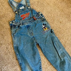 Mickey Mouse overalls